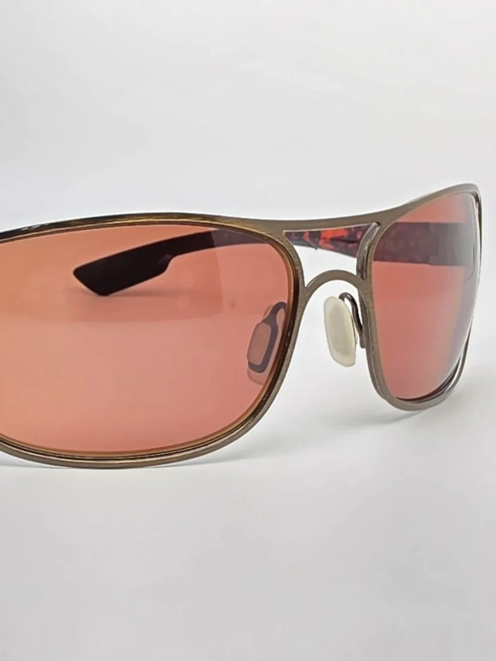 Costa Del Mar Grand Isle Antique Gold Frame 580P Polarized Amber Lens Sunglasses